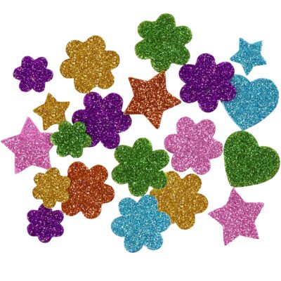 Selbstklebende Moosgummifiguren, 800 Stück