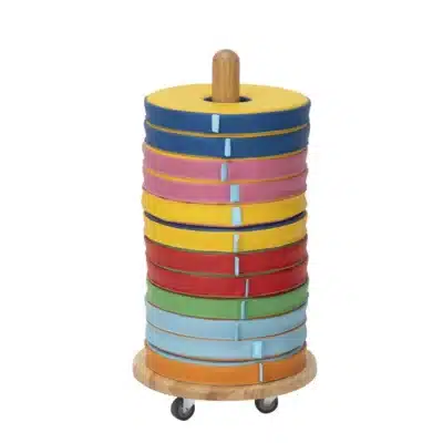 Mobiler Kissenwagen mit Donut-Kissen