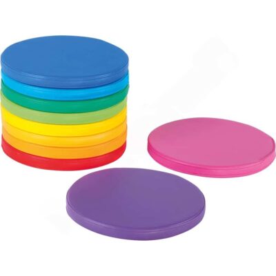 Regenbogenkissen, rund