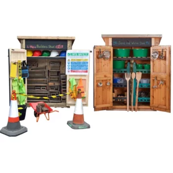 Spielzeugschränke für Sand- & Wasserspiel - 2er Set