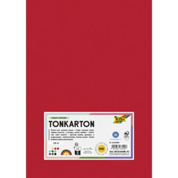Tonkarton, 160 g/m², DIN A4, 500 Blatt, 10 Farben