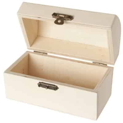 Holzkiste "Piratenschatz" 12er Set
