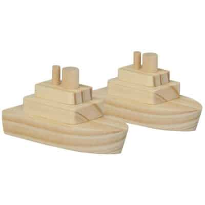 Holz-Bausatz "Dampfer" 10er Set