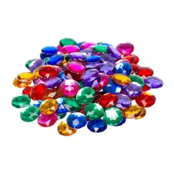 Funkelsteine Midi Ø 3 cm, 144-tlg.
