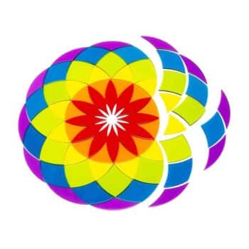 Acrylformen Großes Mandala, 61-tlg.