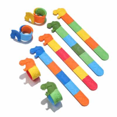 Schnapp-Armbändchen "T-Rex" 4er Set