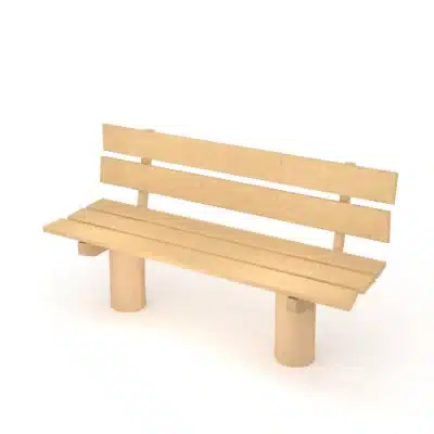 Bank mit Lehne aus Akazienholz - ROBINIA RB1390