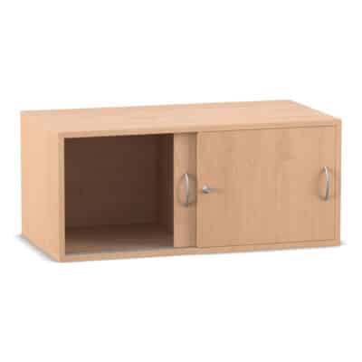 Flexeo® Aufsatzschrank, 2 Fächer, Schiebetüren, Breite 94,4 cm