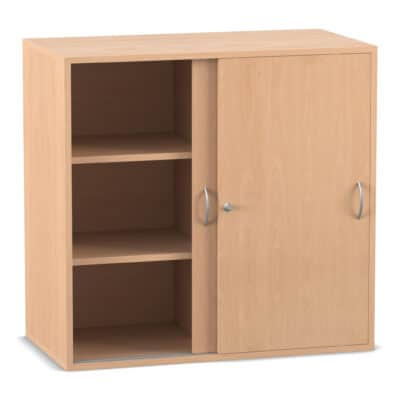Flexeo® Aufsatzschrank, 6 Fächer, Schiebetüren, Breite 94,4 cm