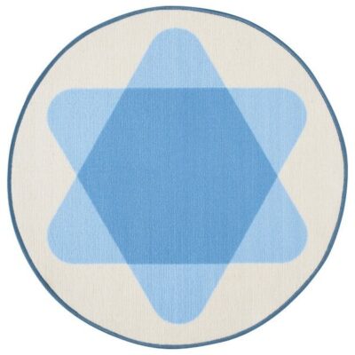 Teppich Hip Hop Stern Ø 100 cm